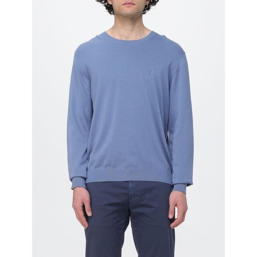 Etro Sweater Men Gnawed Blue